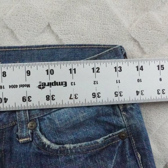 7 For All Mankind Dojo Jeans Womens 24 Western Rodeo Cowgirl Wide Flare Leg - Picture 6 of 11